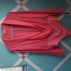 Open Edit Pink Camelia Long-sleeved Onsie